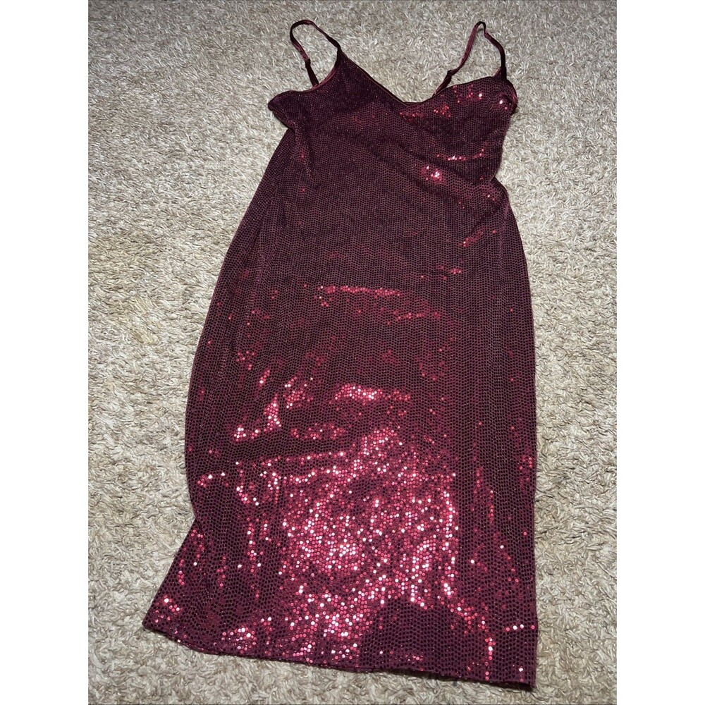 express red sparkle dress